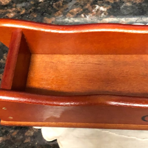 Vintage Divided Wooden Cracker Tray - Picture 3 of 7